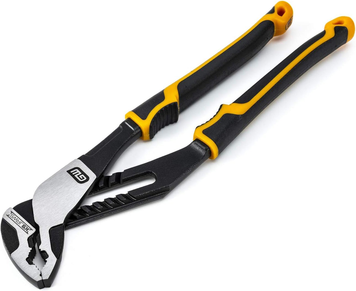10 in. PITBULL K9 V-Jaw Dual Material Grip Tongue and Groove Pliers