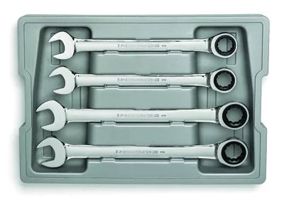 Gearwrench 4 pc Metric Ratcheting Combination Wrench Set