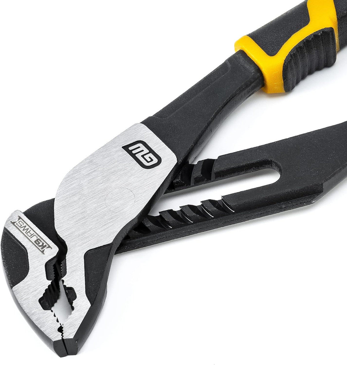 10 in. PITBULL K9 V-Jaw Dual Material Grip Tongue and Groove Pliers