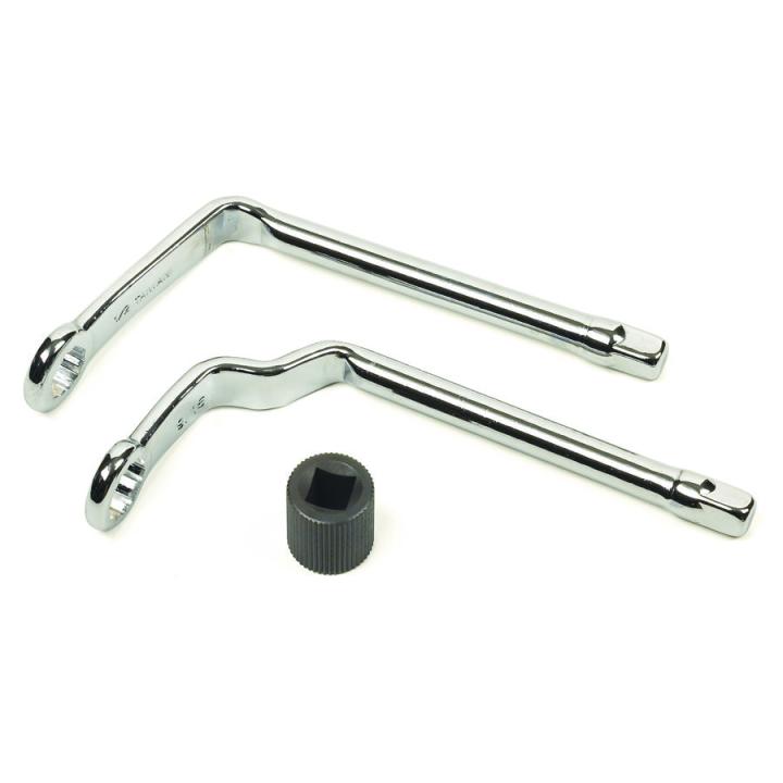 3 Piece 3/8" Drive Distributor Clamp Wrench Set