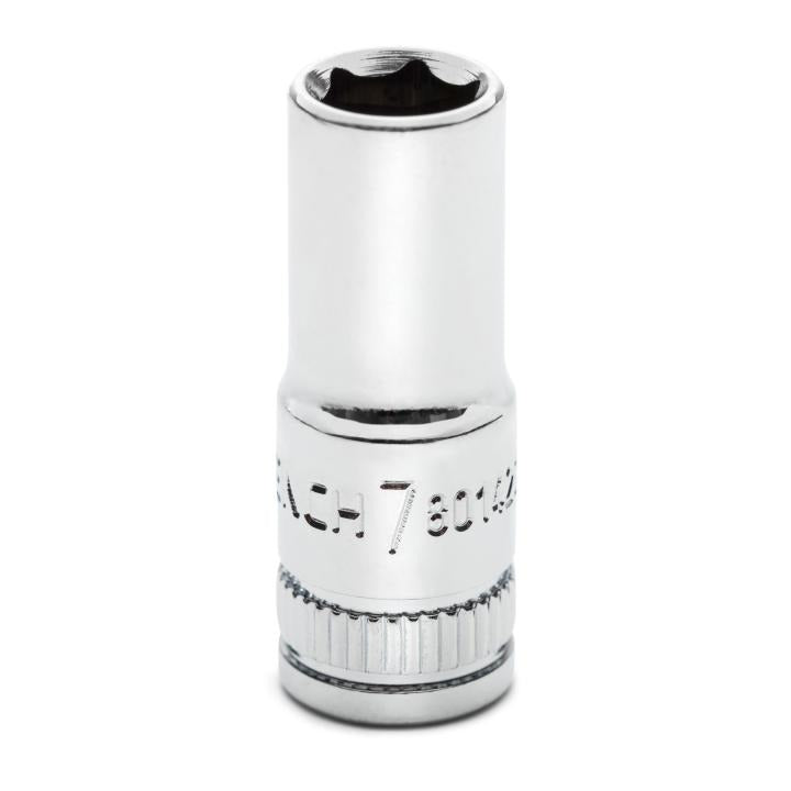 1/4" Drive 6 Point Mid Length Metric Socket 7mm