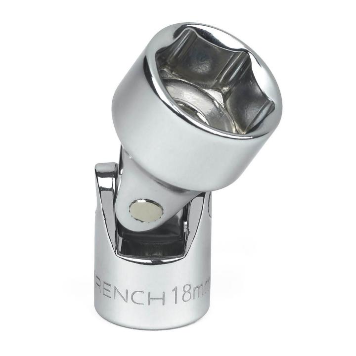 3/8" Drive 6 Point Metric Flex Socket 18mm