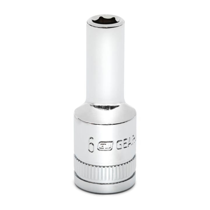 3/8" Drive 6 Point Mid Length Metric Socket 6mm