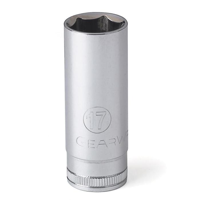 3/8" Drive 6 Point Deep Metric Socket 17mm