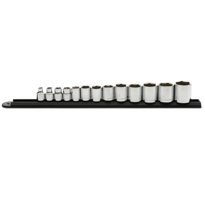 13 Piece 3/8" Drive 6 Point Standard SAE Socket Set