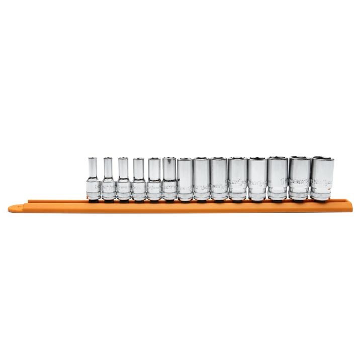 14 Piece 3/8" Drive 6 Point Mid Length Metric Socket Set