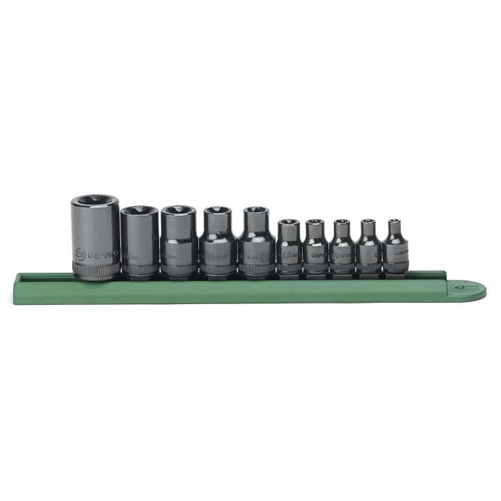 10 Piece 1/4", 3/8" & 1/2" Drive External Torx® Socket Set