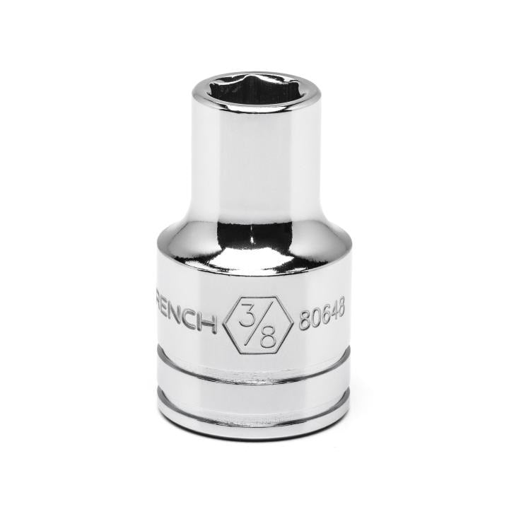 1/2" Drive 6 Point Standard SAE Socket 3/8"