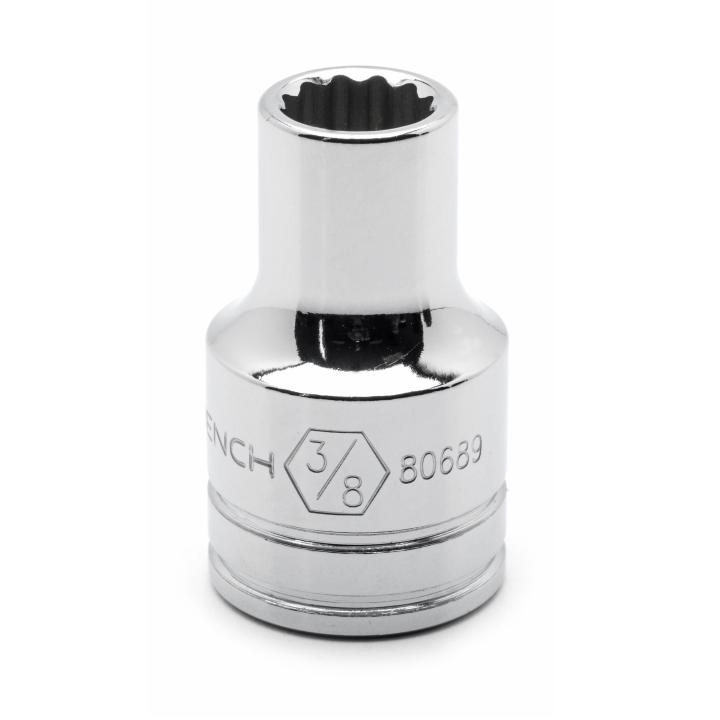 1/2" Drive 12 Point Standard SAE Socket 3/8"