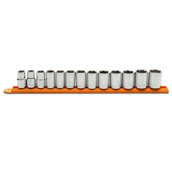 13 Piece 1/2" Drive 6 Point Standard Metric Socket Set