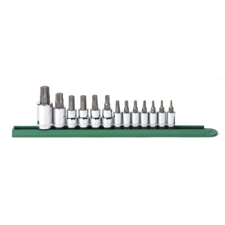 13 Piece 1/4", 3/8" & 1/2" Drive Torx® Bit Socket Set