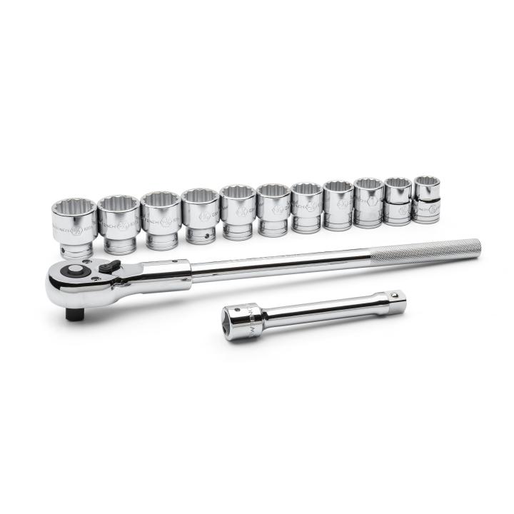 13 Piece 3/4" Drive 12 Point Standard SAE Mechanics Tool Set
