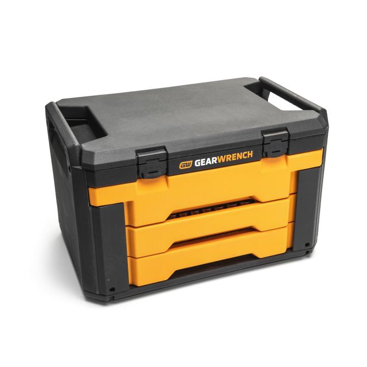 243 Piece 6 Point Mechanics Tool Set in 3 Drawer Storage Box