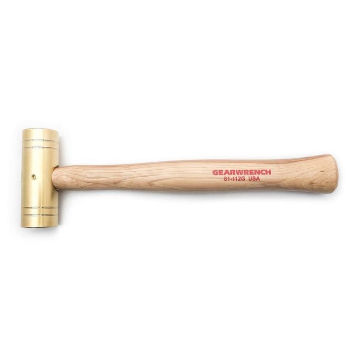 2 lb. Brass Hammer with Hickory Handle
