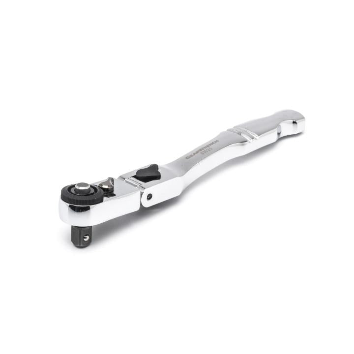 1/4" Drive 72-Tooth Quick Release Locking Flex Slim Head Ratchet 6"