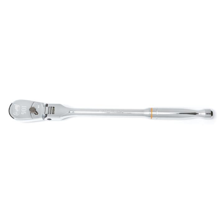 3/8" Drive 90-Tooth Flex Head Teardrop Ratchet 11"