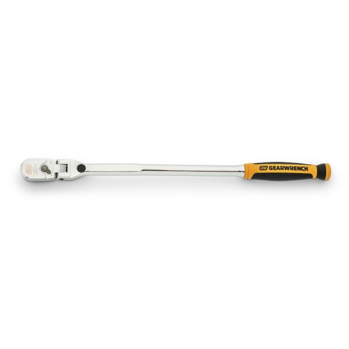 3/8" Drive 120XP Dual Material Handle Locking Flex Head Ratchet 15-1/2"