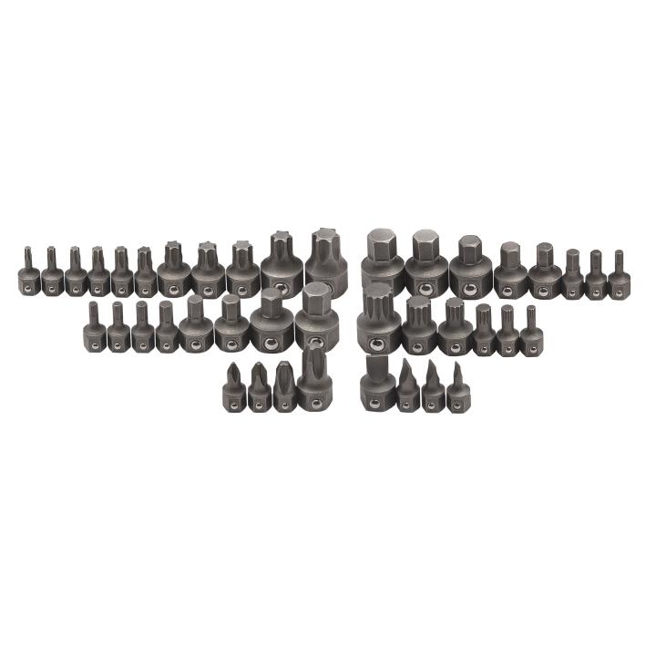 41 Piece Phillips®/Slotted/Torx®/Hex/Triple Square Insert Bit Set for 6 & 12 Point Wrenches