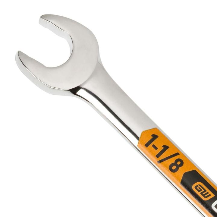 15 Piece 12 Point SAE Hi-Viz Long Pattern Combination Wrench Set with Roll