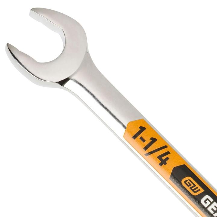18 Piece 12 Point SAE Hi-Viz Long Pattern Combination Wrench Set with Roll