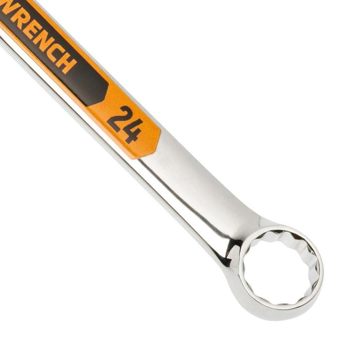 18 Piece 12 Point Metric Hi-Viz Long Pattern Combination Wrench Set