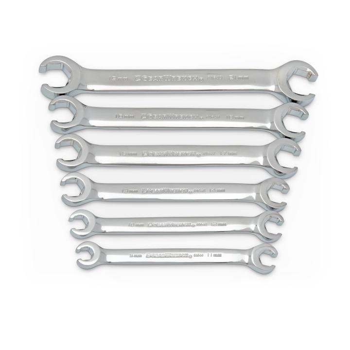 6 Piece Flare Nut Metric Wrench Set