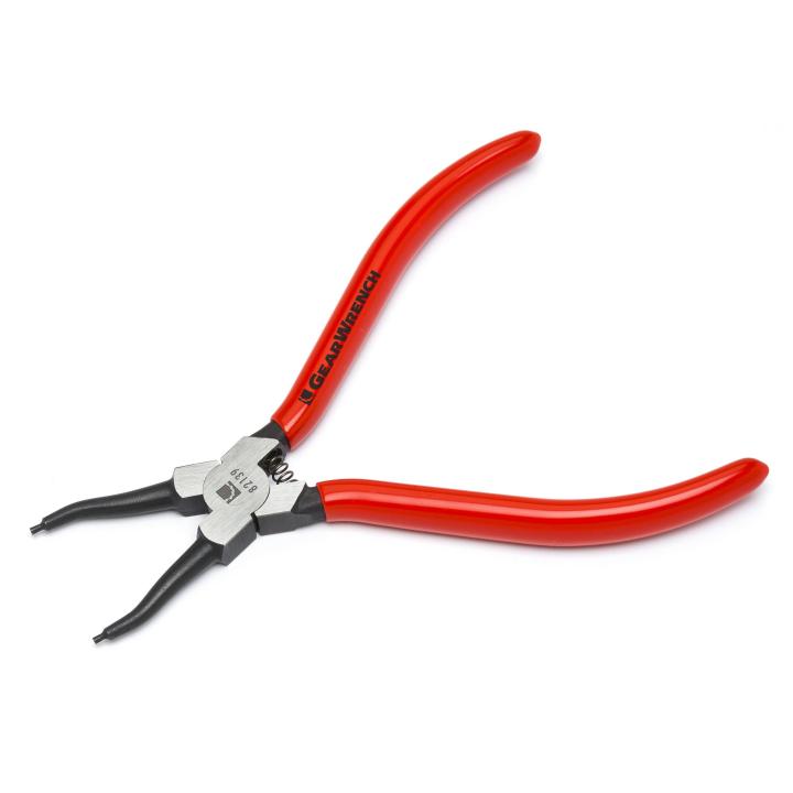 7" Straight Fixed Tip Internal Snap Ring Pliers
