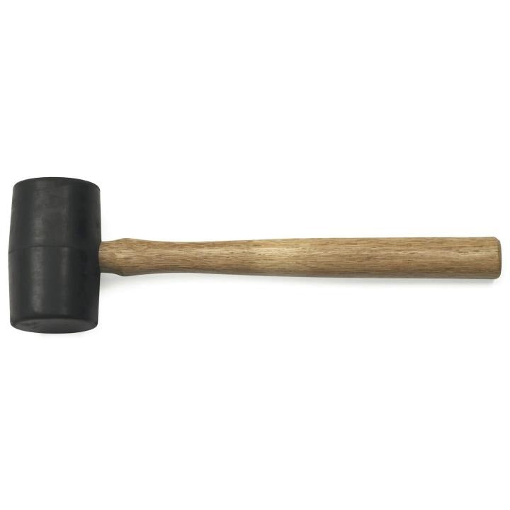 16 oz. Rubber Mallet with Hickory Handle