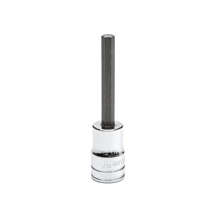 3/8" Drive Mid Length Hex Bit SAE Socket 7/32"