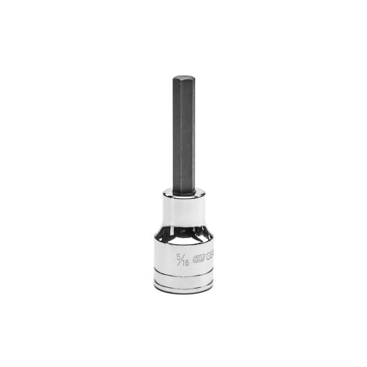 1/2" Drive Mid Length Hex Bit SAE Socket 5/16"