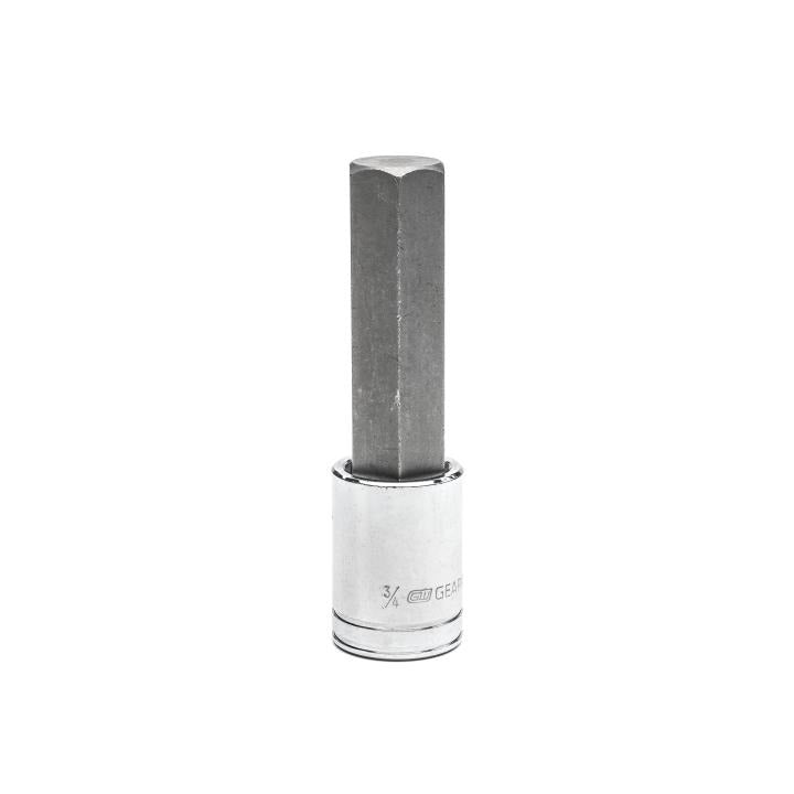1/2" Drive Mid Length Hex Bit SAE Socket 3/4"