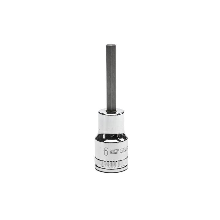 1/2" Drive Mid Length Hex Bit Metric Socket 6mm