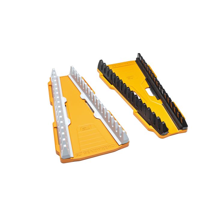 2 Piece 16 Slot Reversible Wrench Rack