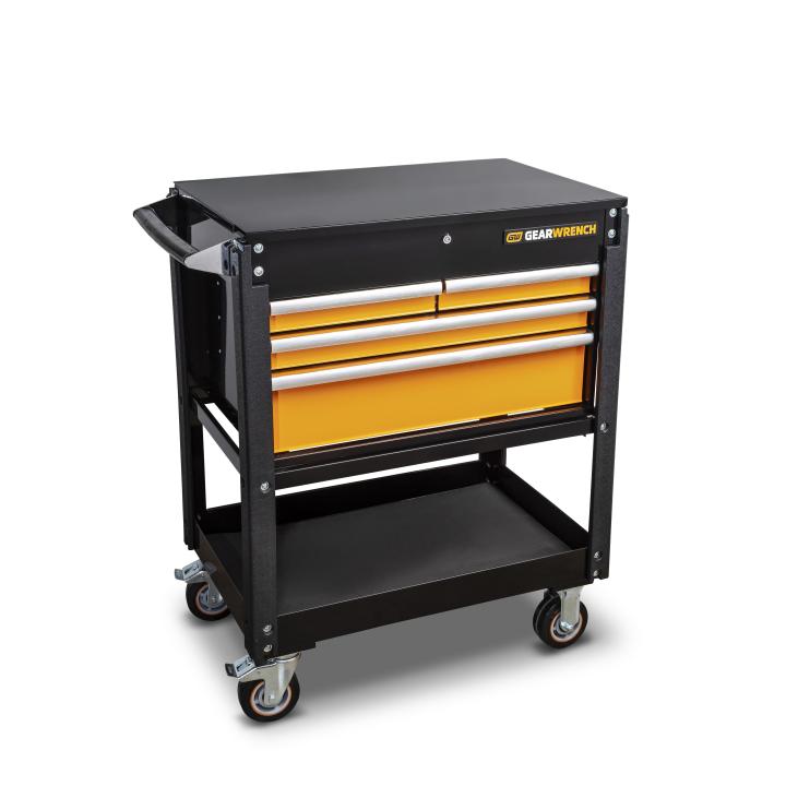 33" 4 Drawer Utility Tool Cart