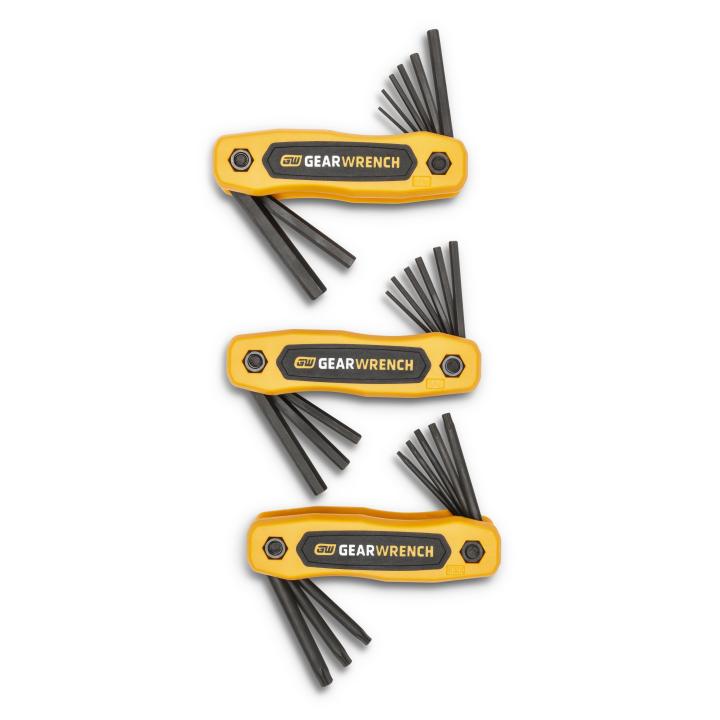 25 Piece SAE/Metric/Torx® Folding Hex Key Set