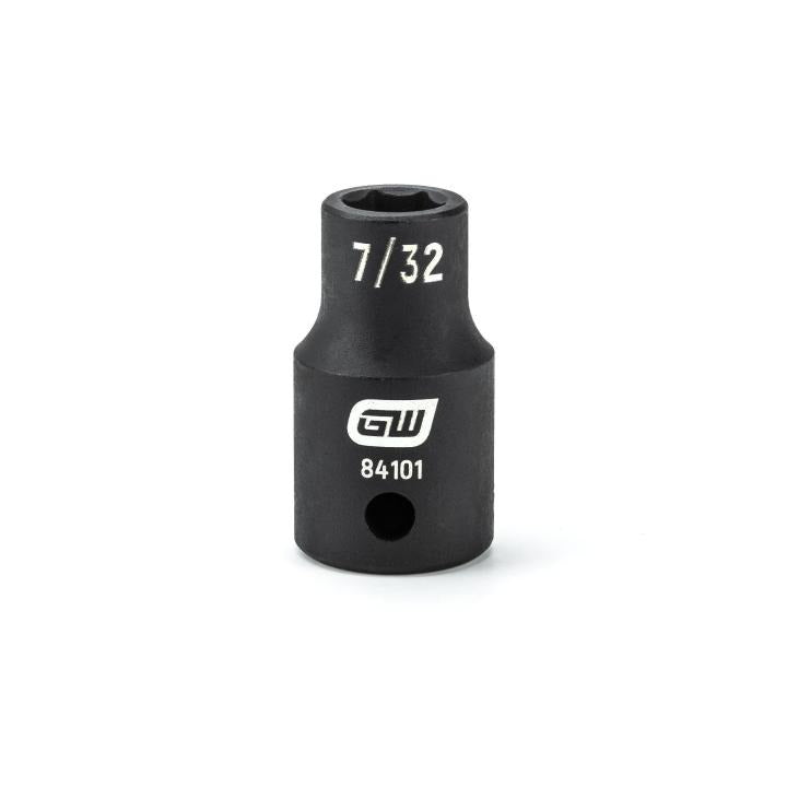 1/4" Drive 6 Point Standard Impact SAE Socket 7/32"