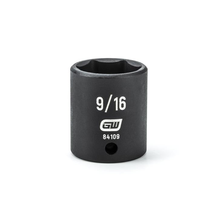 1/4" Drive 6 Point Standard Impact SAE Socket 9/16"