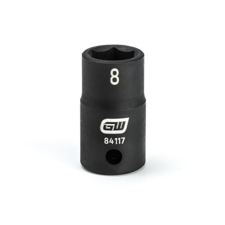 1/4" Drive 6 Point Standard Impact Metric Socket 8mm
