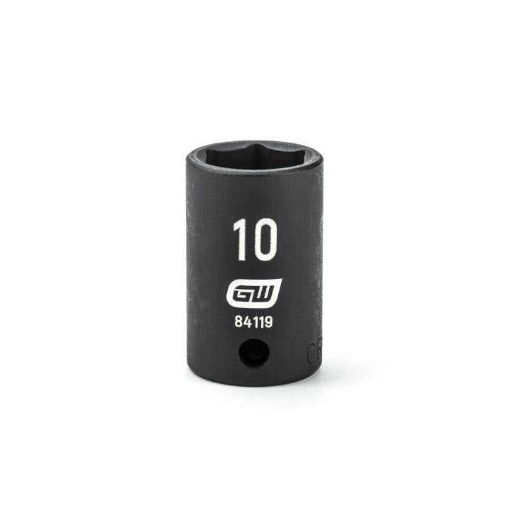 1/4" Drive 6 Point Standard Impact Metric Socket 10mm