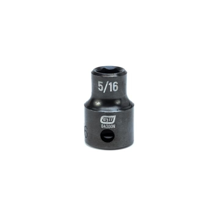 3/8" Drive 6 Point Standard Impact SAE Socket 5/16"