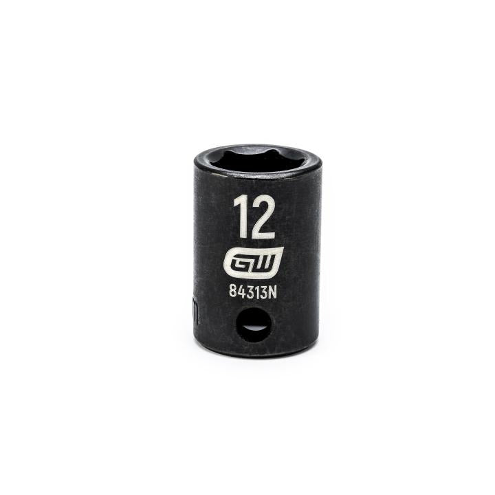 3/8" Drive 6 Point Standard Impact Metric Socket 12mm