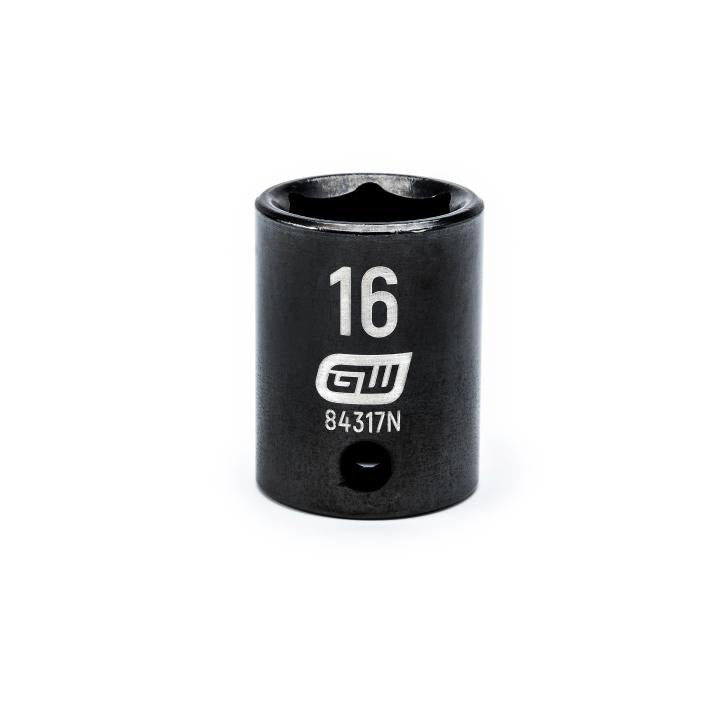 3/8" Drive 6 Point Standard Impact Metric Socket 16mm