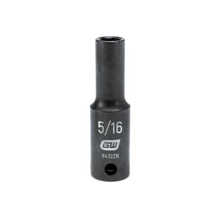 3/8" Drive 6 Point Deep Impact SAE Socket 5/16"