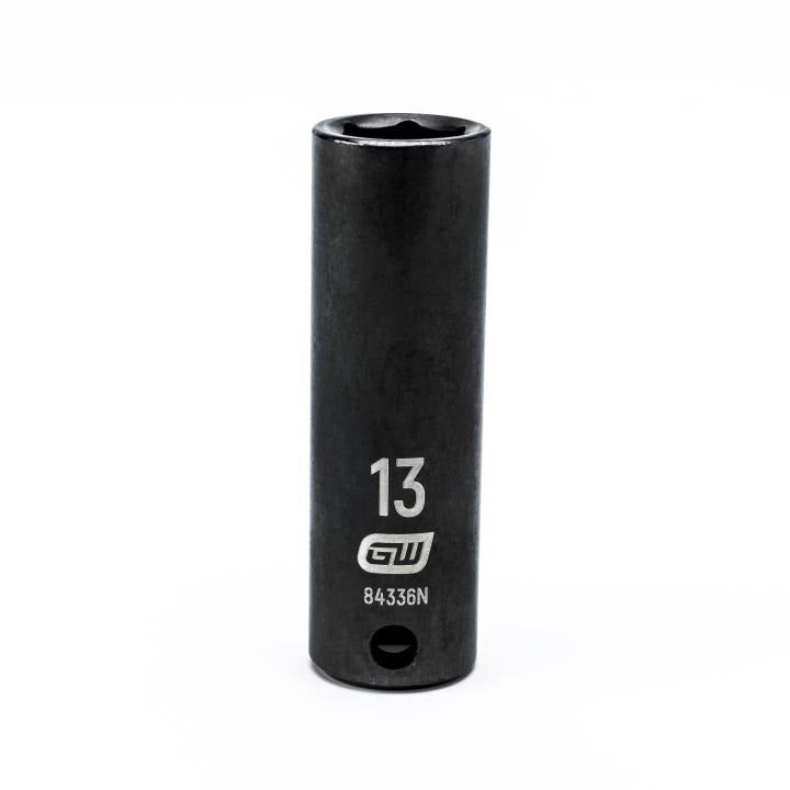 3/8" Drive 6 Point Deep Impact Metric Socket 13mm