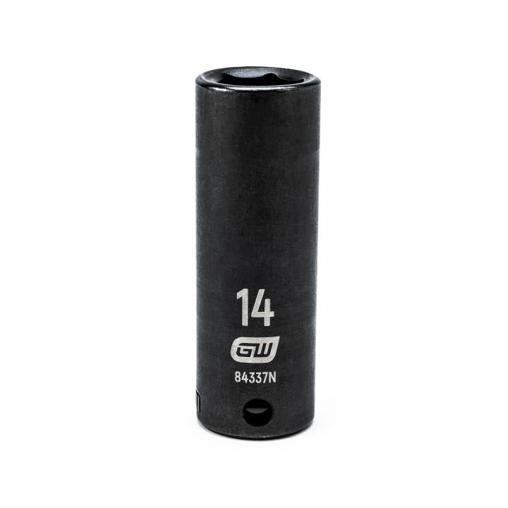 3/8" Drive 6 Point Deep Impact Metric Socket 14mm