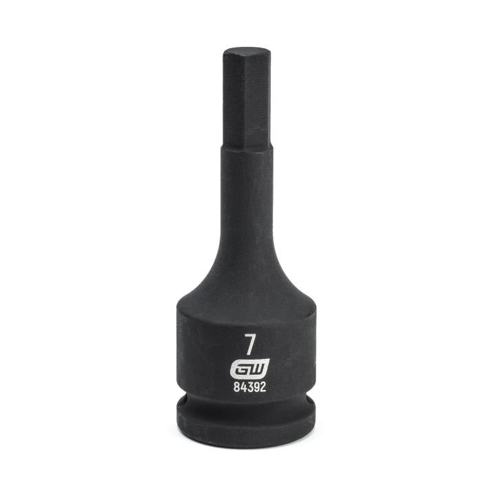 3/8" Drive Hex Bit Impact Metric Socket 7mm