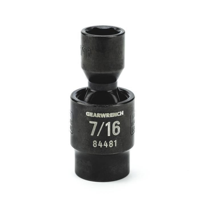 3/8" Drive 6 Point Standard X-Core™ Pinless Impact Universal SAE Socket 7/16"