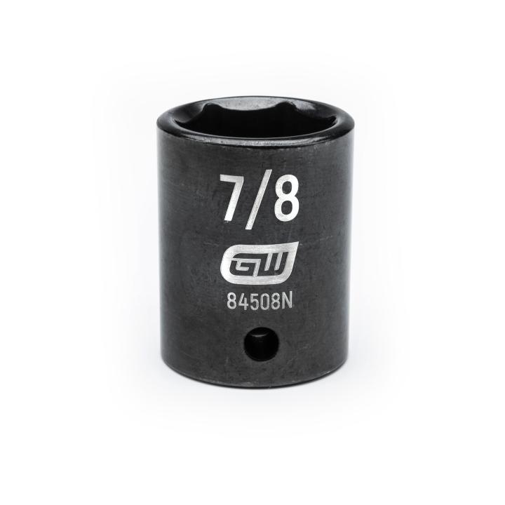 1/2" Drive 6 Point Standard Impact SAE Socket 7/8"