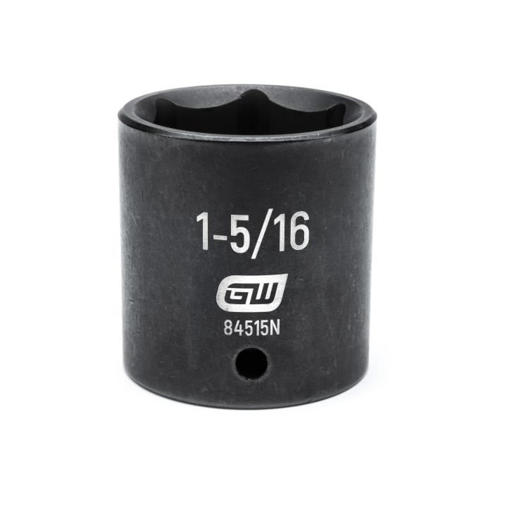 1/2" Drive 6 Point Standard Impact SAE Socket 1-5/16"