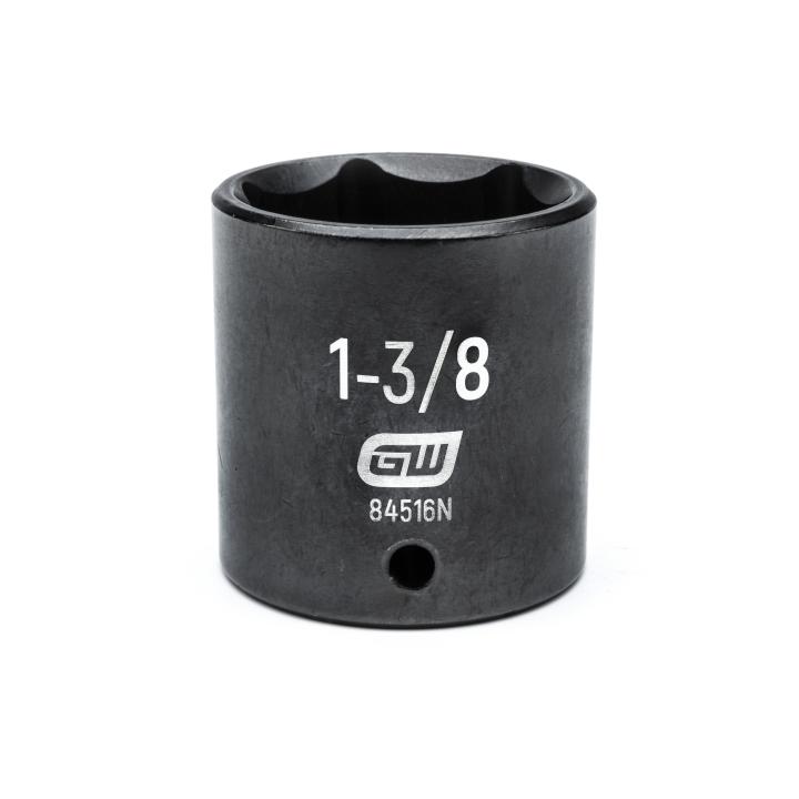 1/2" Drive 6 Point Standard Impact SAE Socket 1-3/8"